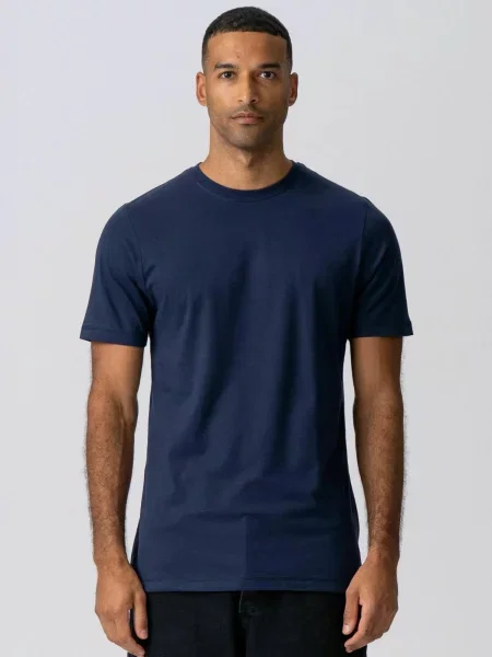 TEESHOPPEN Cămașă Organic Basic bleumarin