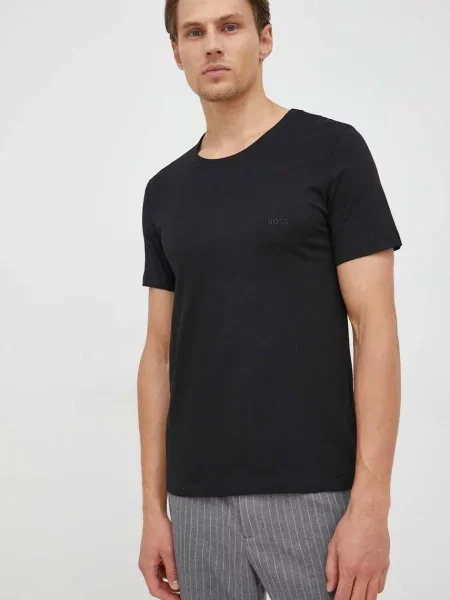 BOSS t-shirt TShirt RN 3P Classic czarna