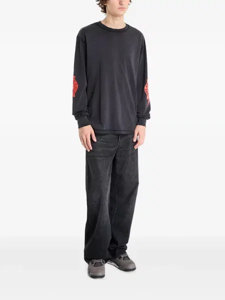 Tricou Jordan lung negru