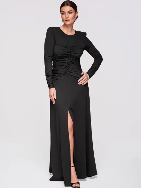 Rochie de seară Edoti de costum negru