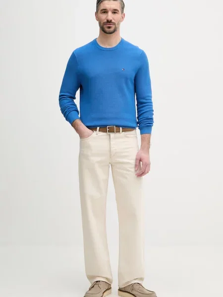 Tommy Hilfiger pulover bărbătesc din albastru