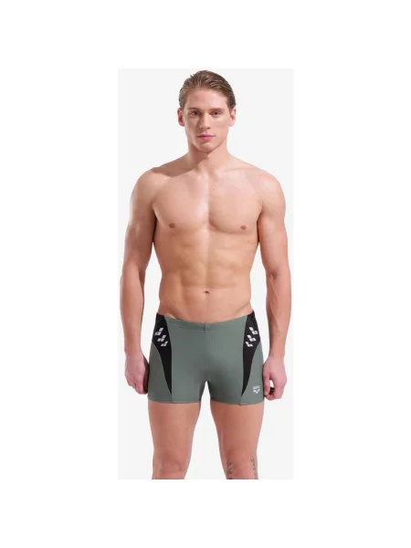 Kąpielówki Arena Steplogo Short szary 75 czarny