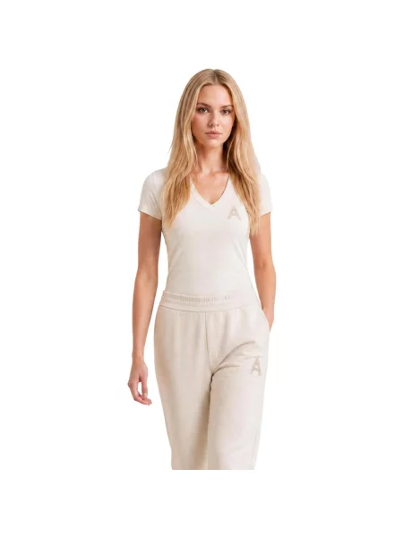 Tricou Eax bej