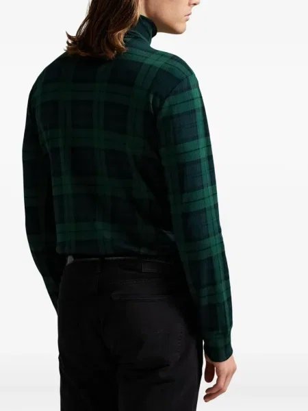 Μικρός κασκέτο Polo Ralph Lauren με χαμηλή μέση υφαίνω διαγωνίως πράσινο