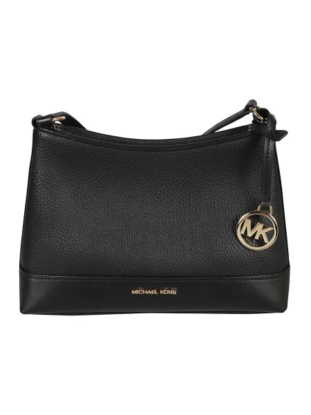 Torebka crossbody Michael Kors skórzana z logo czarna