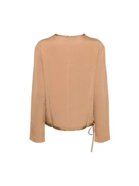 Top Jil Sander brązowy
