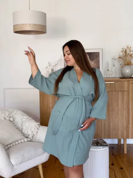 Cosy Халат Оливковий 