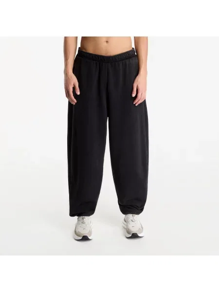Pantaloni de trening Under Armour Icon HW Flc Washed Pants Ultimate Black/ Ultimate Black L negru
