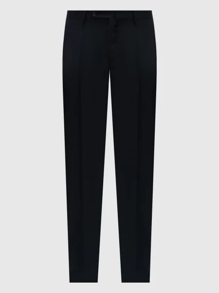 Штани з вовни Incotex чорні