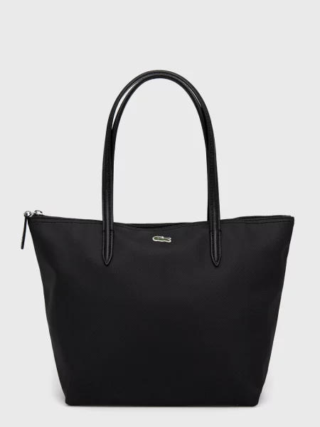 Shopperka Lacoste klasyczna czarna