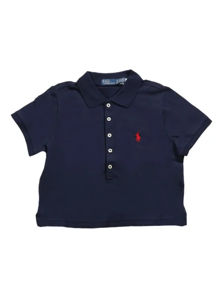 Tricou Polo Ralph Lauren cu decolteu rotund albastru