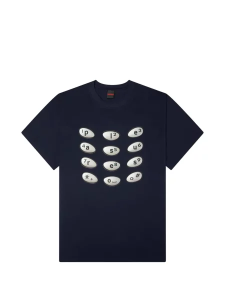 Tricou Pleasures cu imagine albastru