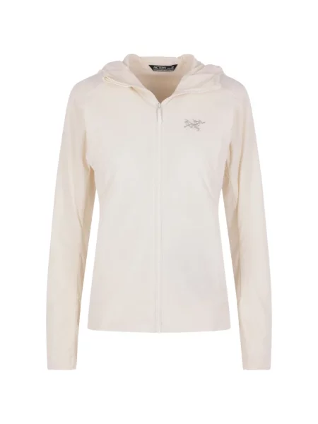 Ușor geacă Arc'teryx cu broderie alb