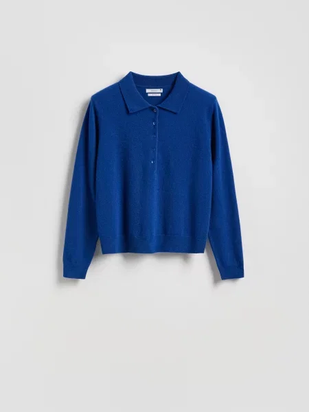 Reserved Вовняний джемпер індиго 