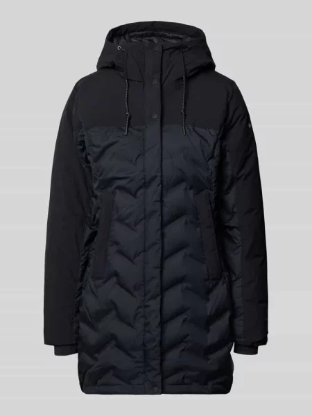 Kurtka puchowa o kroju regular fit z wypełnieniem kaczym puchem model ‘Mountain’ Columbia czarna