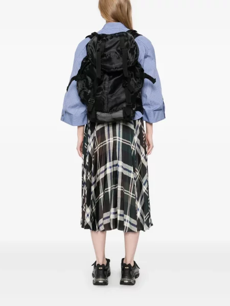 Rucsac Junya Watanabe din organza negru