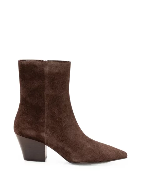 Cizme scurte Jeffrey Campbell din piele de căprioară maro