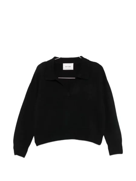 Gulerat tricou polo Soft Goat negru