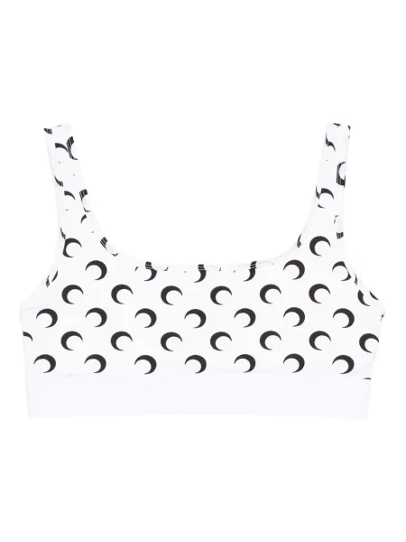 Топ Marine Serre с принт бяло