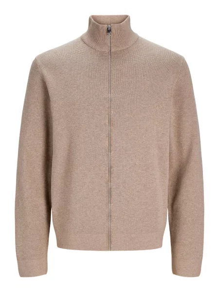 JACK & JONES Geacă tricotată JPRBLAMILANO STITCH grej