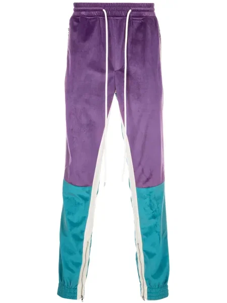 Pantaloni God's Masterful Children de catifea retro violet