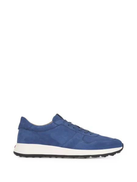 Sneakerși Tod's din piele de căprioară cu buline albastru