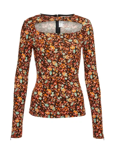 Top Victoria Beckham cu model floral