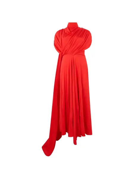 Rochie maxi Ellery asimetrică roșu