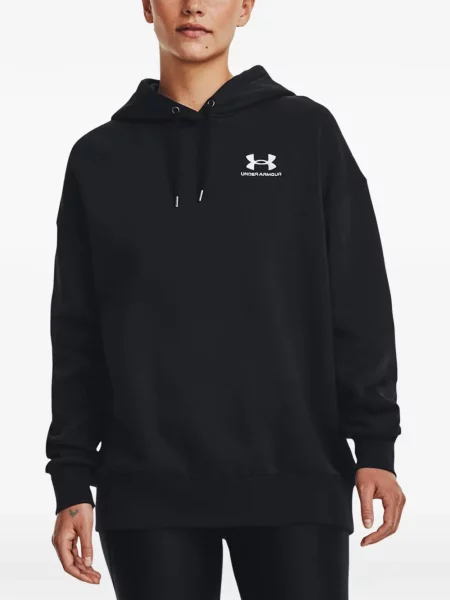 Hanorac cu glugă Under Armour cu imagine cu cordon negru