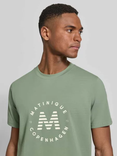 T-shirt z nadrukiem z logo model Jeramy' Matinique