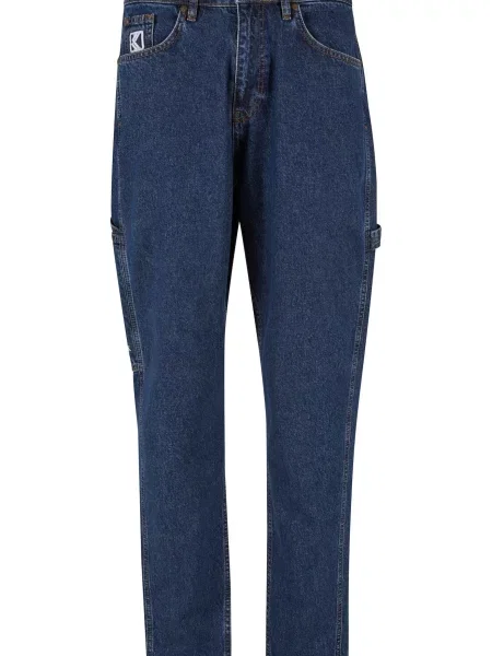 Karl Kani Jeans albastru gențiană alb