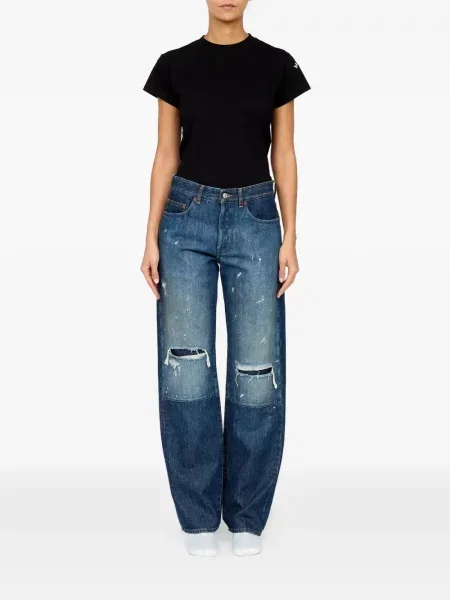 Blugi Mm6 Maison Margiela albastru