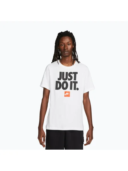Tricou pentru bărbați Nike Sportswear white/black alb