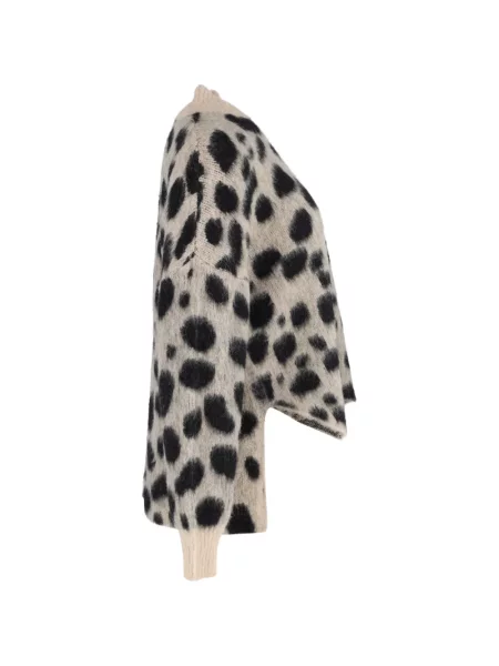 Sweter Boss z nadrukiem z nadrukiem zwierzęcym