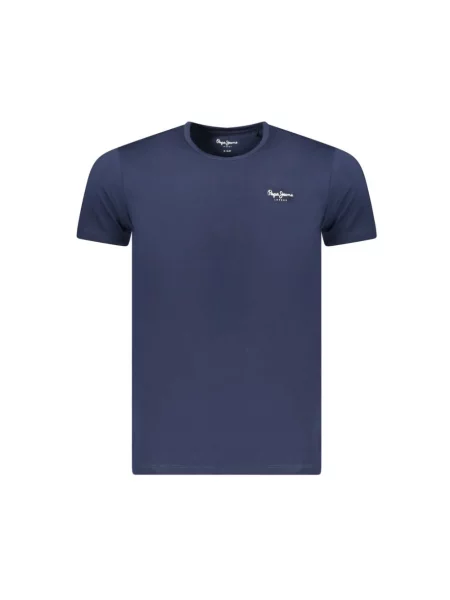 Koszulka Pepe Jeans z nadrukiem niebieska