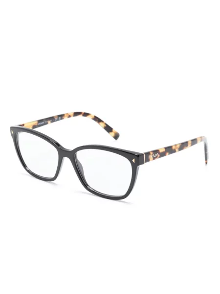 Kvadratiniai akiniai nuo saulės Prada Eyewear juoda