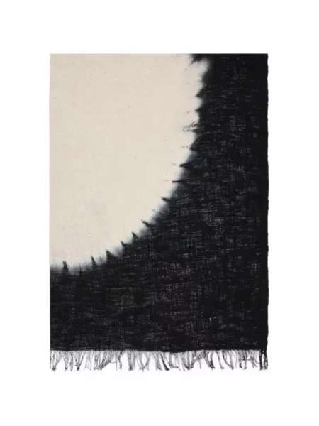 Fular Yohji Yamamoto cu buline negru