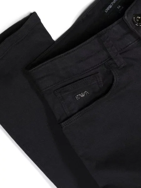 Spodnie dziecięce Emporio Armani niebieskie