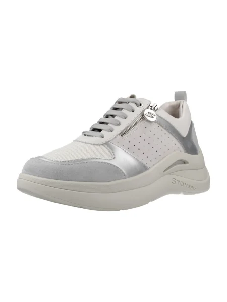 Pantofi Stonefly din velur alb