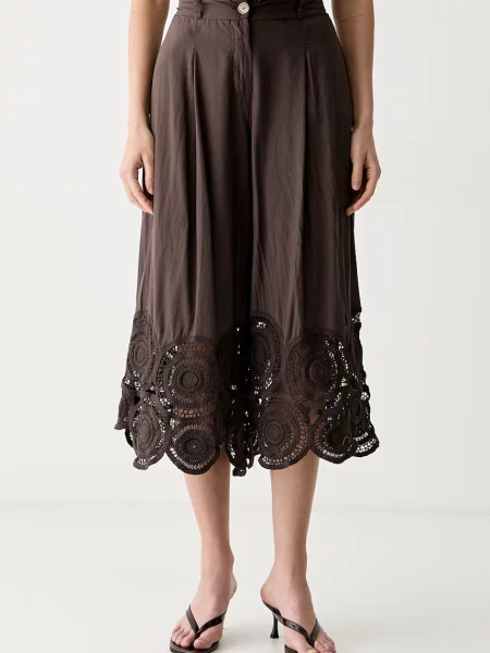 ViCOLO pantaloni culottes pentru femei din maro