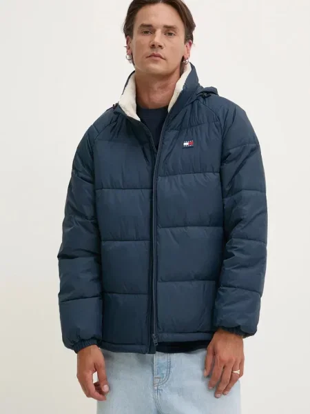 Яке Tommy Jeans тъмносиньо зимен модел синьо
