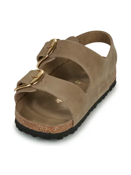 Sandály Birkenstock s přezkou béžové