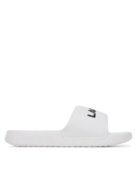 Pantofle Lacoste bílé