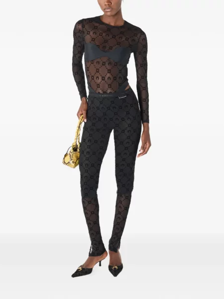 Pantaloni Marine Serre plasă negru
