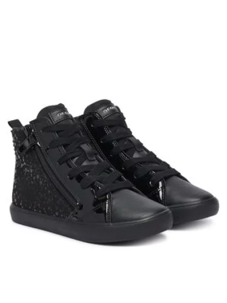 Geox Tenisice J Gisli Girl S crna