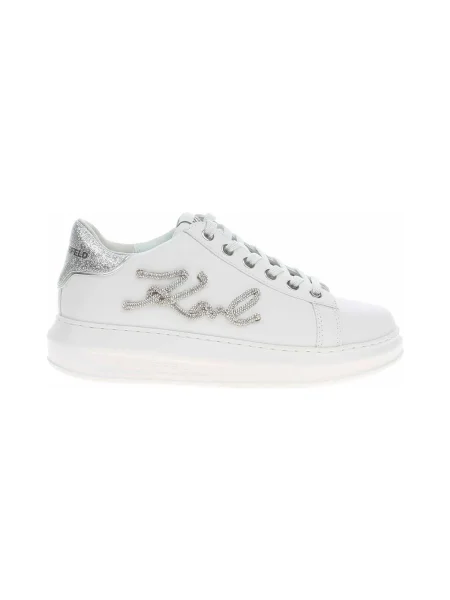 Karl Lagerfeld Bőr sneakers tornacipő KAPRI Signia fehér