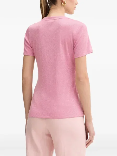 Tricou Liu Jo cu broderie roz