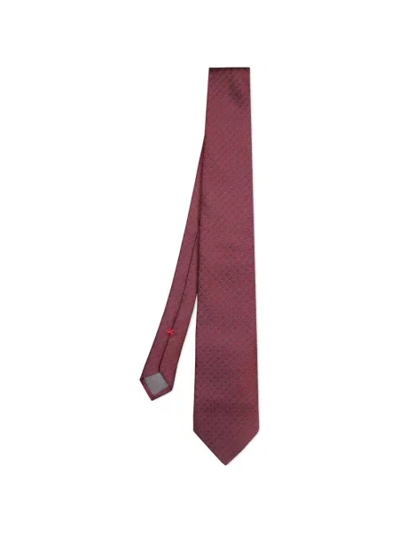 Cravată Brunello Cucinelli de mătase roșu
