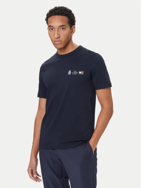 Тениска Tommy Hilfiger тъмносиньо
