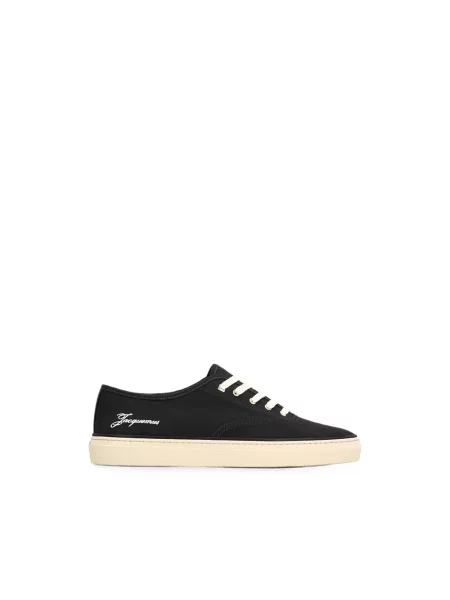 Sneakersy Jacquemus z logo czarne